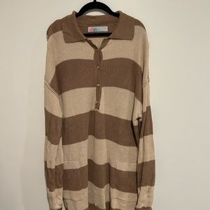 free people picnic sweater romper